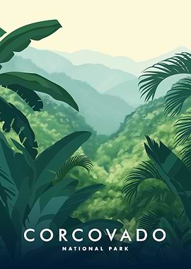 Corcovado National Park Poster