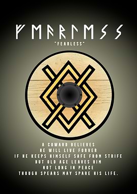 'Fearless' Runic Shield