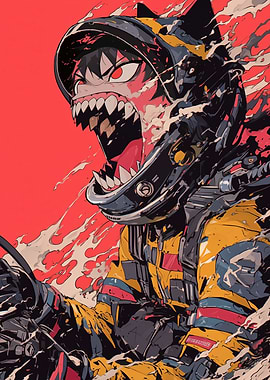 Cyberpunk Anime Character