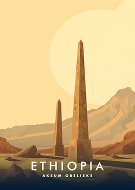 Ethiopia Aksum Obelisks