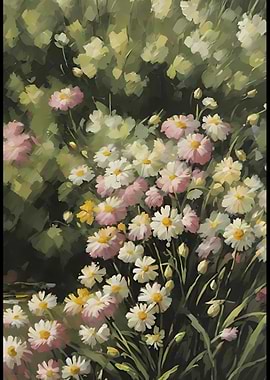 Daisy Field Painting
