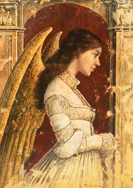 Fresco Style Angel