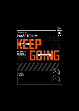 Keep Going Graphic Design