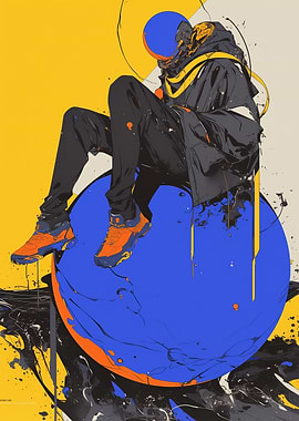 Abstract Figure on Sphere