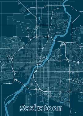 Saskatoon City Map