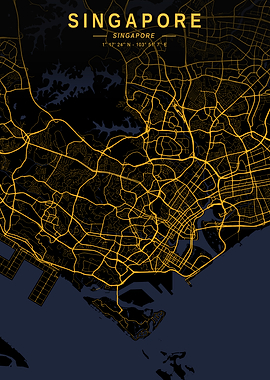 Singapore Golden City Map