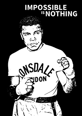 Muhammad Ali Boxing Poster