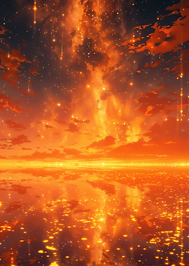 Fallen Stars Golden Night