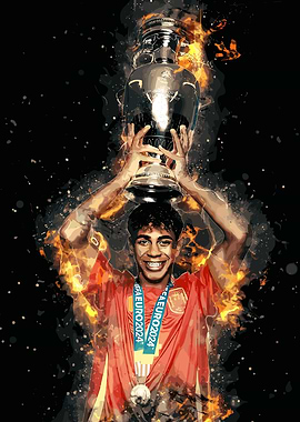 Lamine Yamal Soccer Champion