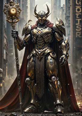 Golden Armored Warrior