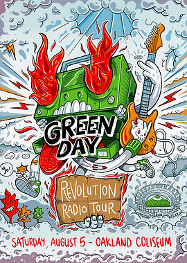Green Day Concert Poster