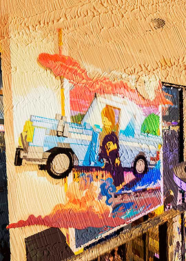 Abstract Car Painting