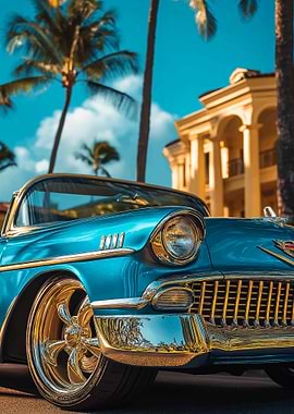 Classic Blue Convertible