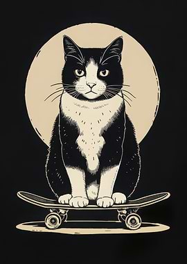 Cool Cat Skateboarding