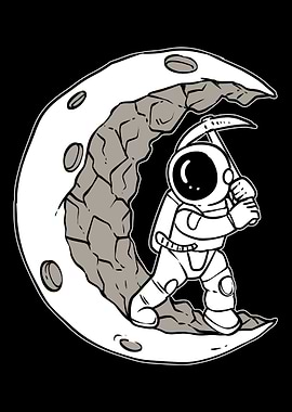 Moon Digger Astronaut Gift