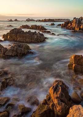 Rocky Coast Sunset