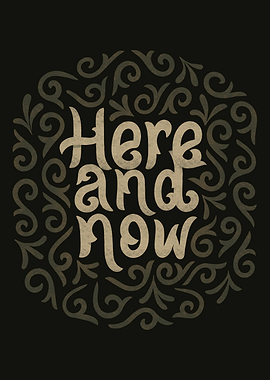 Here and Now Typography