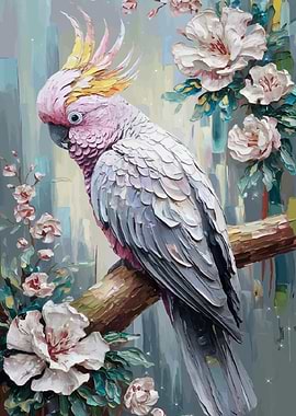 Bloom Cockatoo Painting