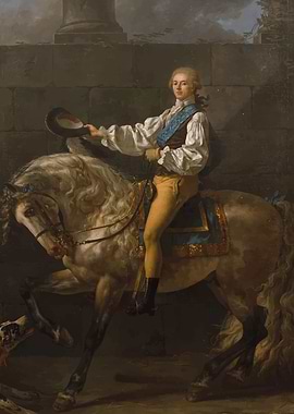 Equestrian Portrait Jacques-Louis David