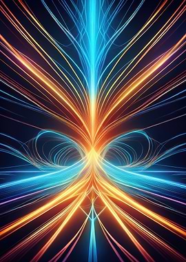 Abstract Light Trails