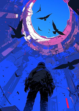 Silhouette in a Broken City