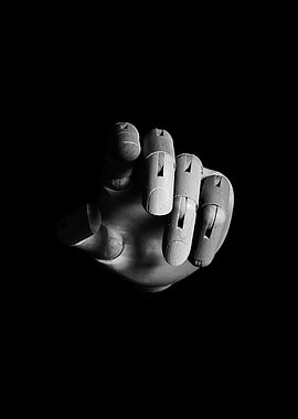 Wooden Hand Reaching