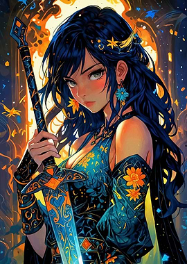 Geisha Warrior Girl Japan