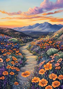 Sunset Mountain Path