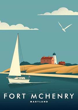Fort McHenry Maryland Poster