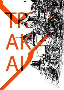 Trakai Castle Illustration