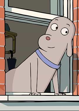 Dog Looking Out Window