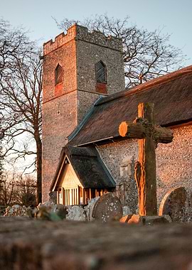Church at Sunset