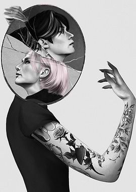 Broken Mirror Portrait