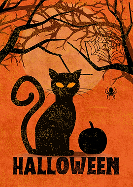Halloween Black Cat