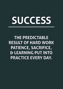 Success Quote Poster