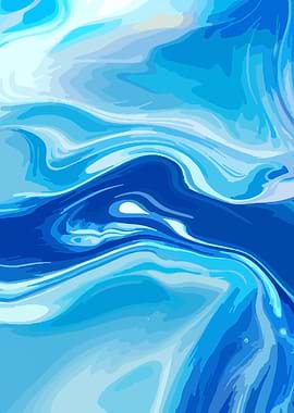 vibrant abstract Blue design