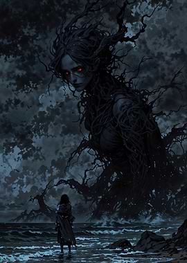 Tree Woman and the Sea