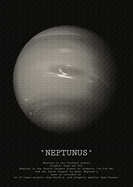 Neptune Planet Poster