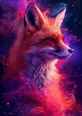 Fox in Nebula