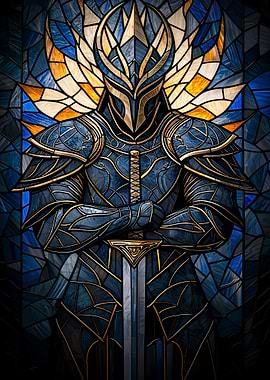 Stained Glass Knight