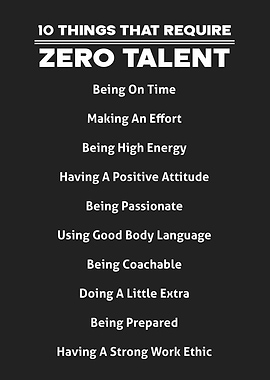 Zero Talent Required