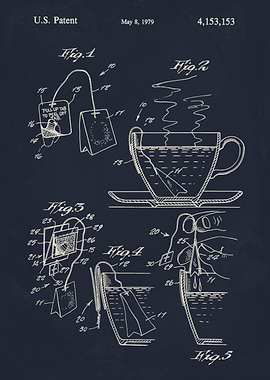 Tea Bag Patent Illustration