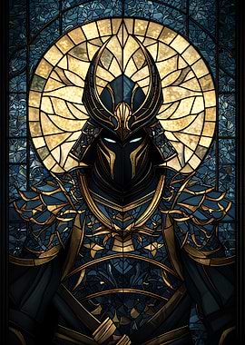 Stained Glass Samurai
