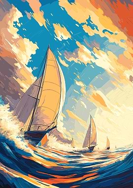 Sailing at Sunset