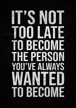 Inspirational Quote Poster