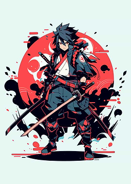 Samurai Anime Character