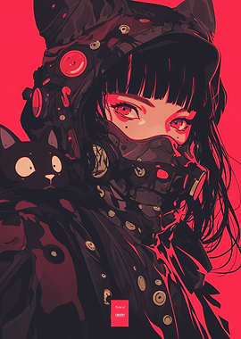 Cyberpunk Anime Girl