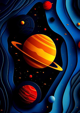 Saturn in Space