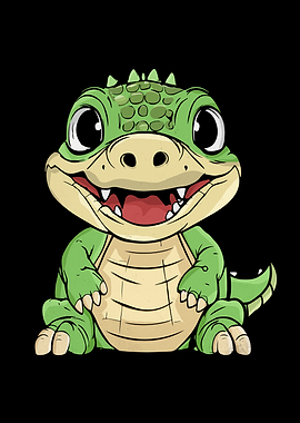 Cute Baby Crocodile Women Kids Kawaii Crocodile