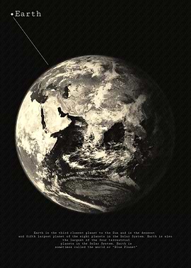 Earth Planet Illustration